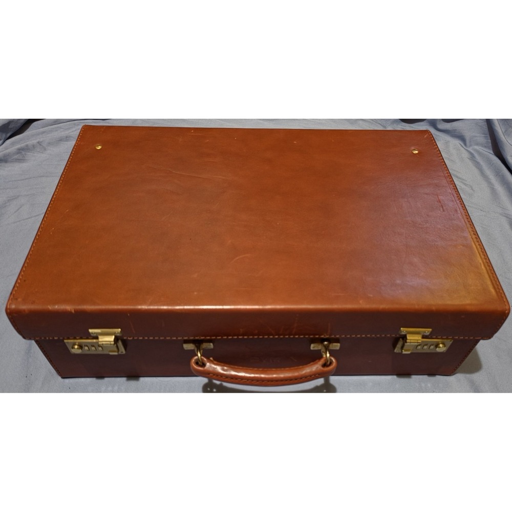VINTAGE LEDERER‎ DE PARIS INVESTMENT BANKER EXTRA LARGE BARRISTER STYLE